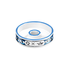 RAAS x OLLA hookah bowl, Capri colourway, hand-painted in Florence