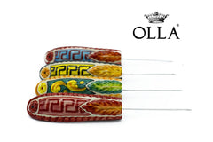 ANTICO FOGLIA BLU FOIL POKER - Olla Bowls