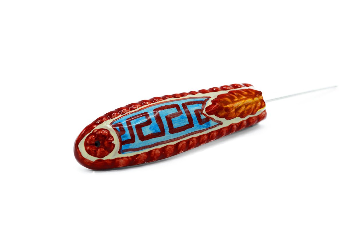 ANTICO FOGLIA BLU FOIL POKER - Olla Bowls