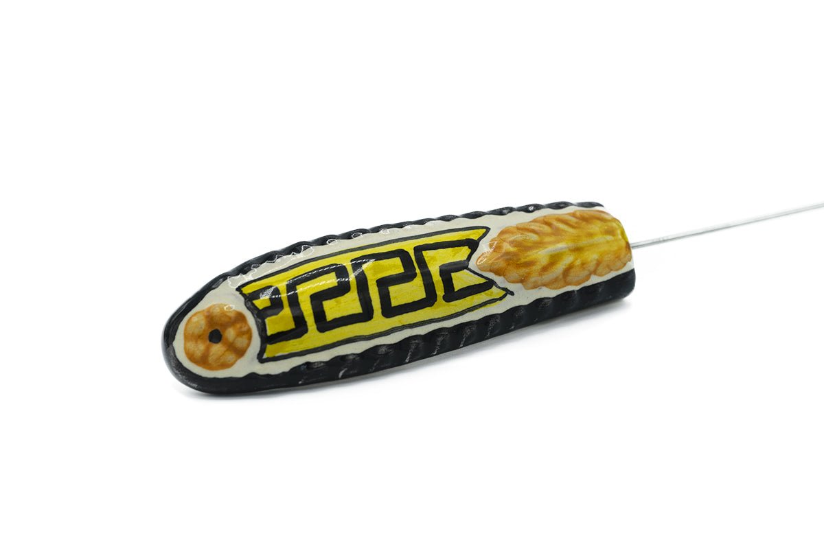 ANTICO FOGLIA NERO FOIL POKER - Olla Bowls