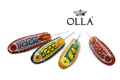 ANTICO FOGLIA ROSSO FOIL POKER - Olla Bowls