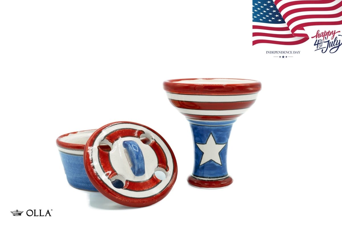 USA FLAG "4th July edition" (10 Pcs available only in US reseller) - Olla Bowls